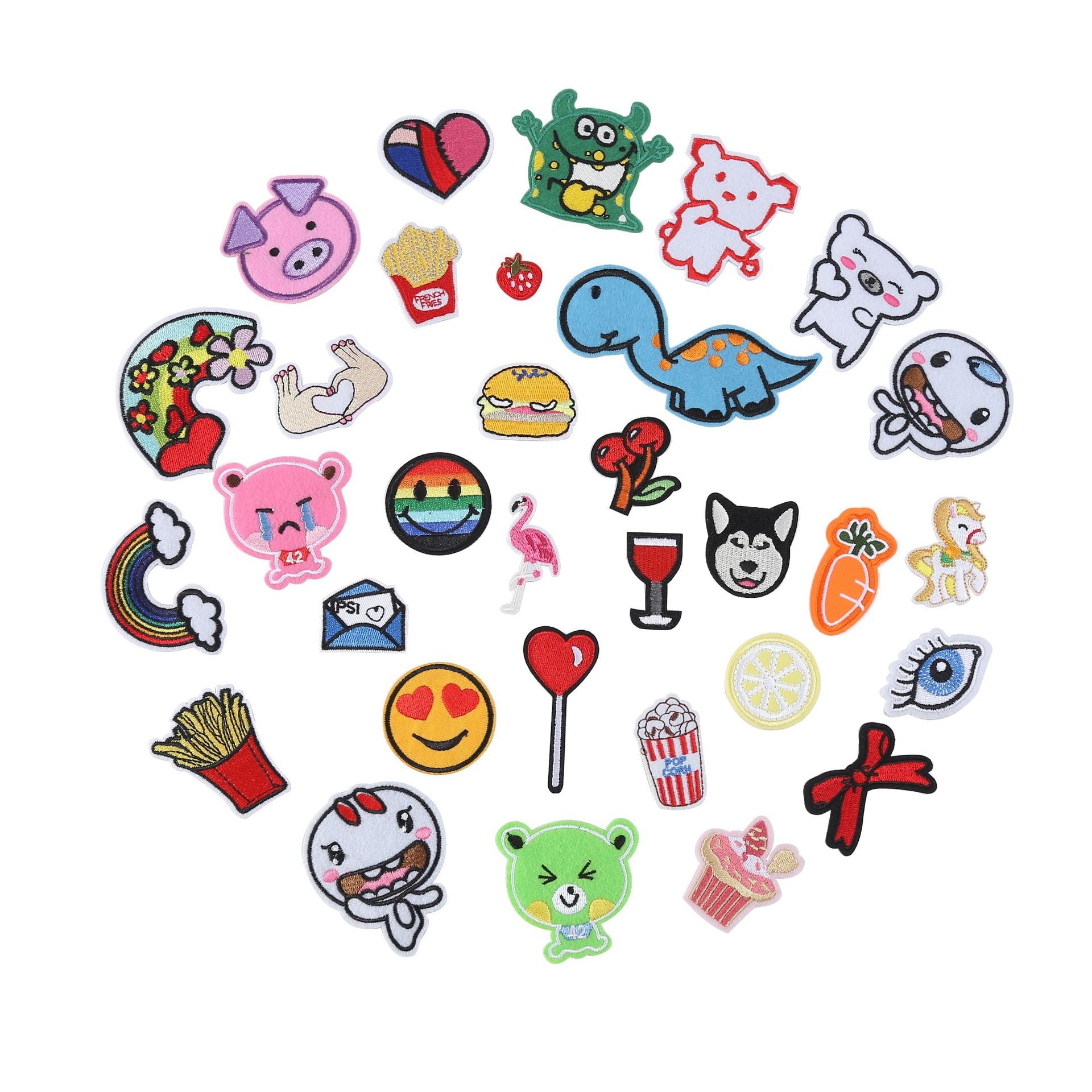 Wholesale Cartoon flower embroidery patch FS